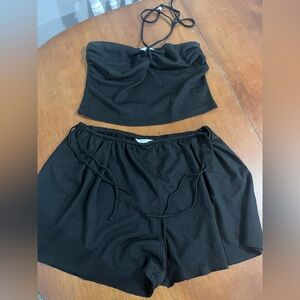 H&M Black Intimate Set